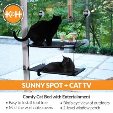 K&H EZ Mount Double Stack Cat Window Perch Guide