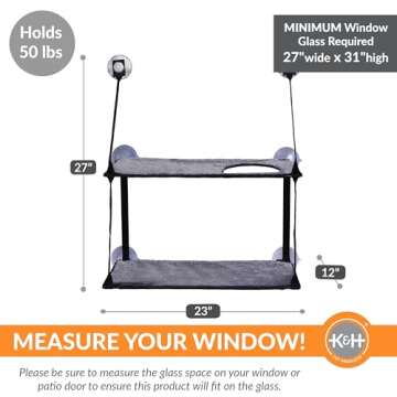 K&H EZ Mount Double Stack Cat Window Perch Guide