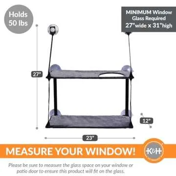 K&H EZ Mount Double Stack Cat Window Perch Guide