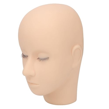 Silicone Lash Mannequin Head for Makeup Practice