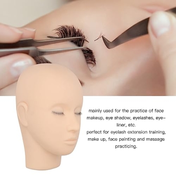 Silicone Lash Mannequin Head for Makeup Practice