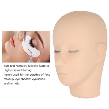 Silicone Lash Mannequin Head for Makeup Practice