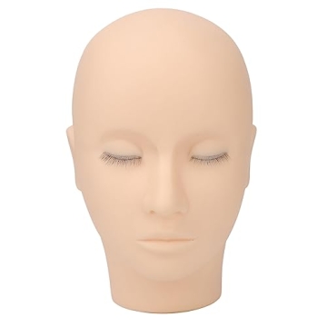 Silicone Lash Mannequin Head for Makeup Practice