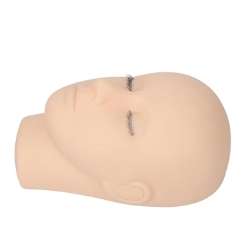 Silicone Lash Mannequin Head for Makeup Practice