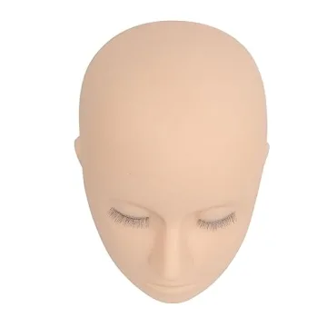 Silicone Lash Mannequin Head for Makeup Practice