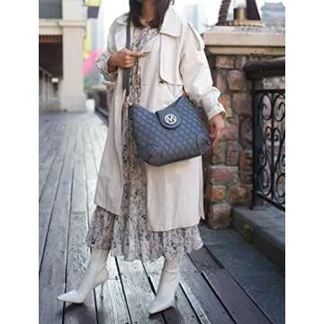 Stylish MKF Collection Vegan Leather Shoulder Bag