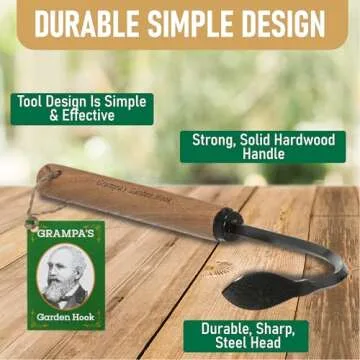 Grampa's Garden Hook - Versatile Gardening Tool for All
