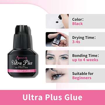 Beauty7 DIY Eyelash Extension Kit for Beginners