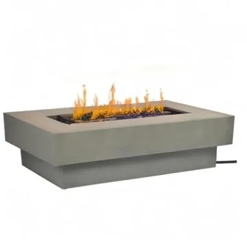 BAIDE HOME 48-Inch Flint Gray Outdoor Fire Pit Table