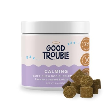 Dog Calming Treats with Natural Ingredients, cGMP-Certified & Made in The USA - Calm Chews for Dogs ...