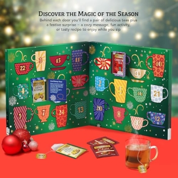NEW Twinings Tea Advent Calendar Gift Set with 48 Tea Bags