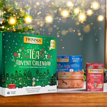 Twinings Tea Advent Calendar with 48 Delicious Tea Bags
