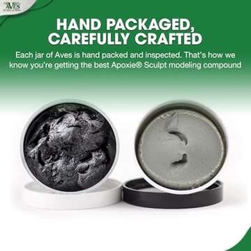 Aves Apoxie Sculpt - 2 Part Modeling Compound (A & B) - 1 Pound, Apoxie Sculpt for Sculpting, Modeling, Filling, Repairing, Simple to Use and Durable Self-Hardening Modeling Compound - Bronze