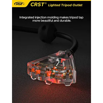 CRST Retractable 55FT Extension Cord Reel for Safety