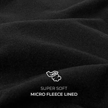 FITEXTREME MAXHEAT Mens Thermal Underwear Long Johns Set with Fleece Lined Black L