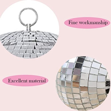 Large Silver Disco Ball for Event Decorations