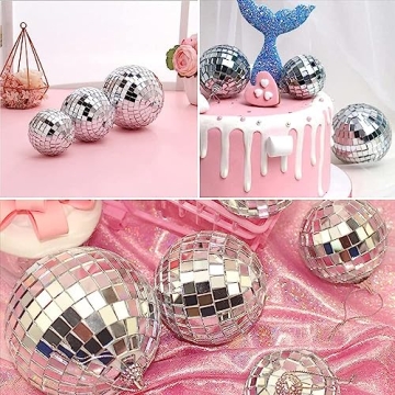 Large Silver Disco Ball for Event Decorations