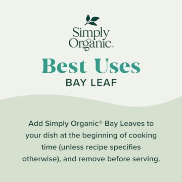 Simply Organic Premium Bay Leaves - Hand-Selected Quality
