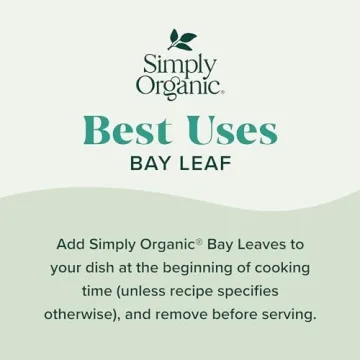 Simply Organic Premium Bay Leaves - Hand-Selected Quality