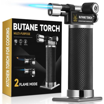 RAVS Durable Butane Torch Lighter for Cooking and Crafts