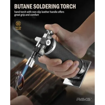 RAVS Durable Butane Torch Lighter for Cooking and Crafts