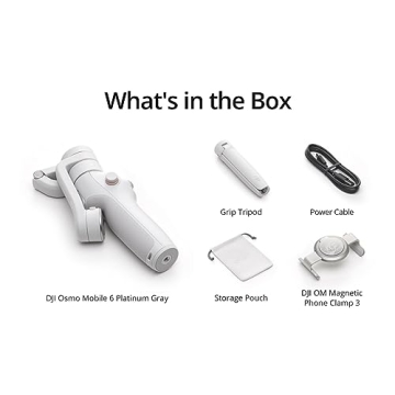 DJI Osmo Mobile 6 Gimbal Stabilizer for Videos and Selfies