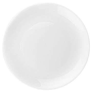Foraineam 6 Pack Porcelain Dinner Plates - 10 Inch White