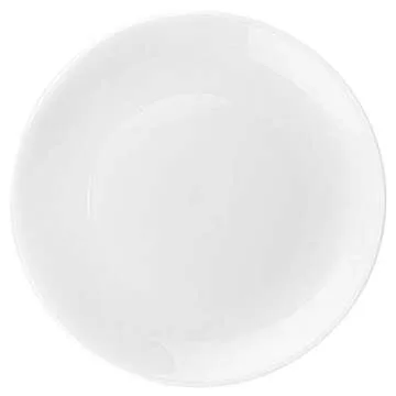 Foraineam 6 Pack Porcelain Dinner Plates - 10 Inch White