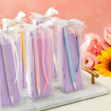 Juvale 50-Pack 2x2x6 Clear Boxes - Plastic Gift Boxes for Macaron, Candy, Treats, Wedding, Baby Shower, Birthday Party, Retail