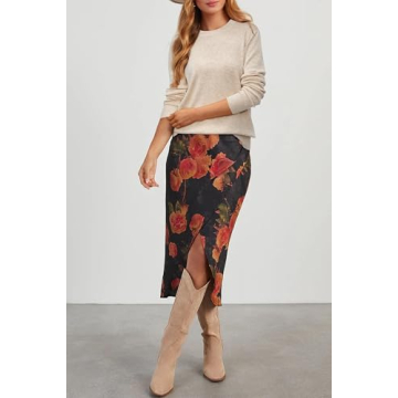 Arach&Cloz Trendy Fall Pullover Sweater for Women