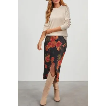 Arach&Cloz Trendy Fall Pullover Sweater for Women