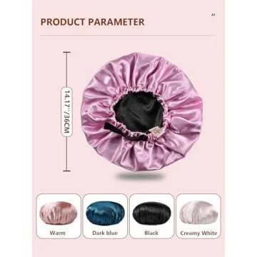Years Calm Silk Bonnet for Women - Hair Protection Cap