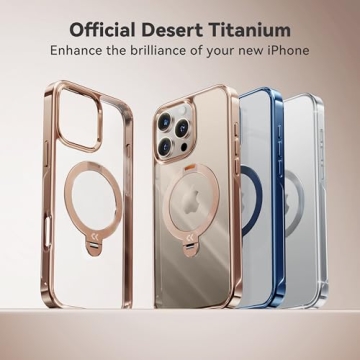 CASEKOO Slim Rose Gold Case for iPhone 16 Pro Max