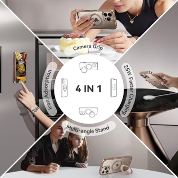 CASEKOO Slim Rose Gold Case for iPhone 16 Pro Max