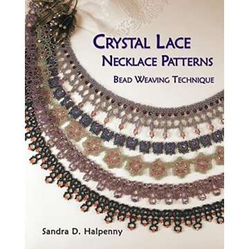 Crystal Lace Necklace Patterns, Bead Weaving Technique