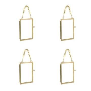 4PCS Double Glass Frames for Creative Home Decor