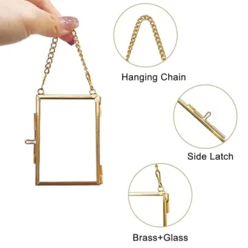 4PCS Double Glass Frames for Creative Home Decor