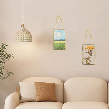 4PCS Double Glass Frames for Creative Home Decor