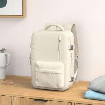 VGCUB Large Travel Backpack Bag for Women Men,Carry on Backpack,17 Inch Laptop Business Work Waterpr...