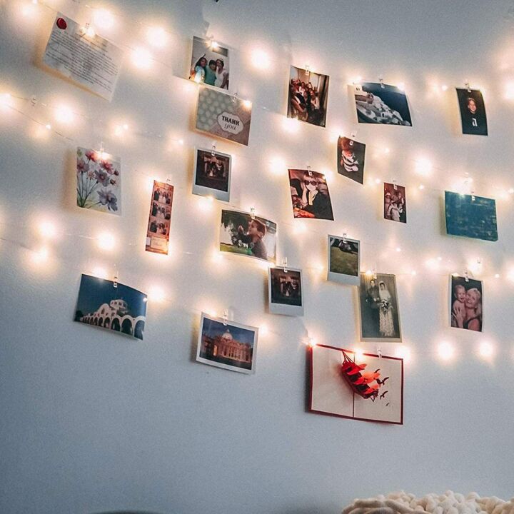 Hanging String Lights for Pictures & Ambiance