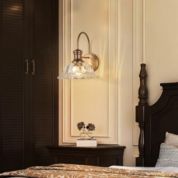 Elegant HDDFL Brass Wall Sconce for Modern Decor