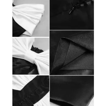 Luxurious Meilun Off Shoulder Bow Mini Dress for Parties