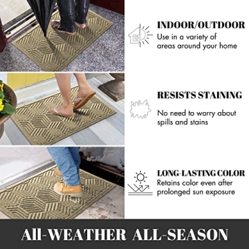 Yimobra Heavy Duty Non-Slip Door Mat for All Seasons