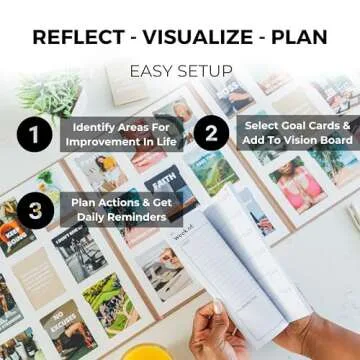 Self Imagined Vision Board Book for Empowerment