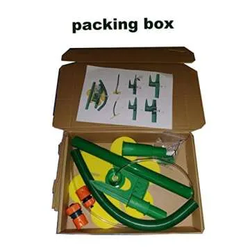 Eaarliyam Crazy Daisy Sprinkler, Plastic Garden Sprinkler Dancing Flower Sprinklers, Children Sprinkler Toy for Yard Watering Kids Playing (Yellow)