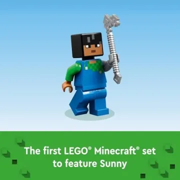 Delight in the LEGO Minecraft Cherry Blossom Garden Set