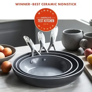 GreenPan Valencia Pro Fry Pan Set - Durable Nonstick Cookware