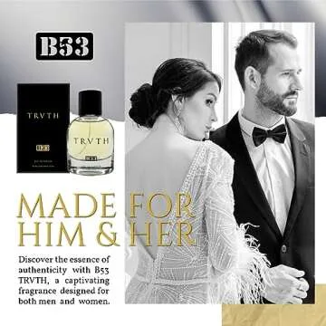 B53 TRVTH Eau De Parfum - Unisex Perfume Spray - Fragrances for Men and Women - 1.7 fl. oz.