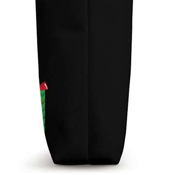 Dabbing Through The Snow Black Dabbing Afro Santa Christmas Tote Bag