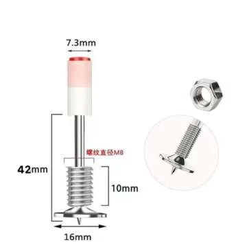 Mini Screws Gun Nails Integrated Threaded Nails Suitable for 7.3mm Nail Gun